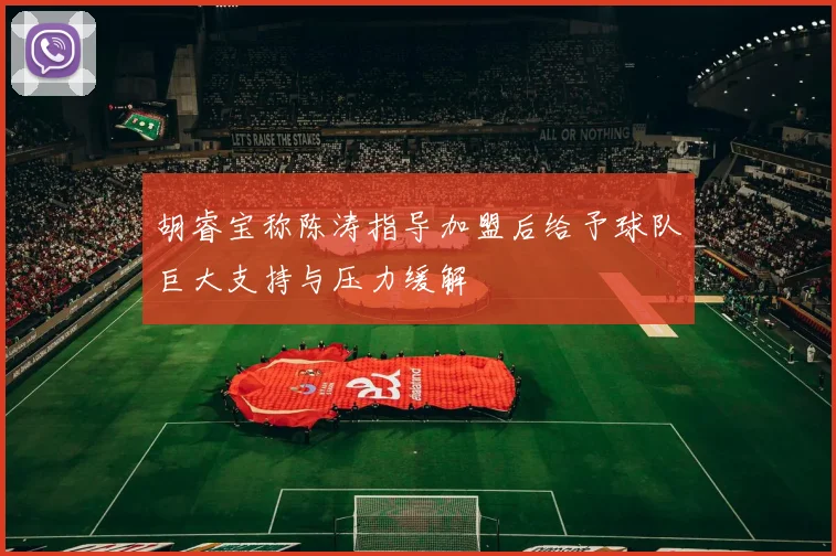 胡睿宝称陈涛指导加盟后给予球队巨大支持与压力缓解